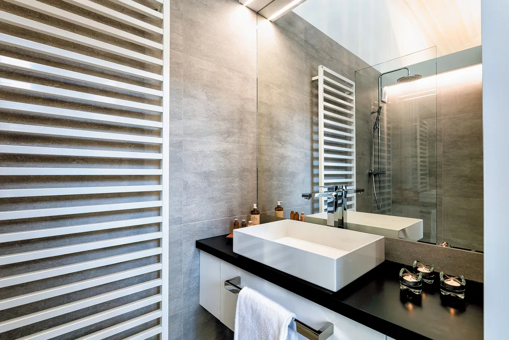 Salle de bain d’Aqueduc 3, appartement meublé à Bruxelles