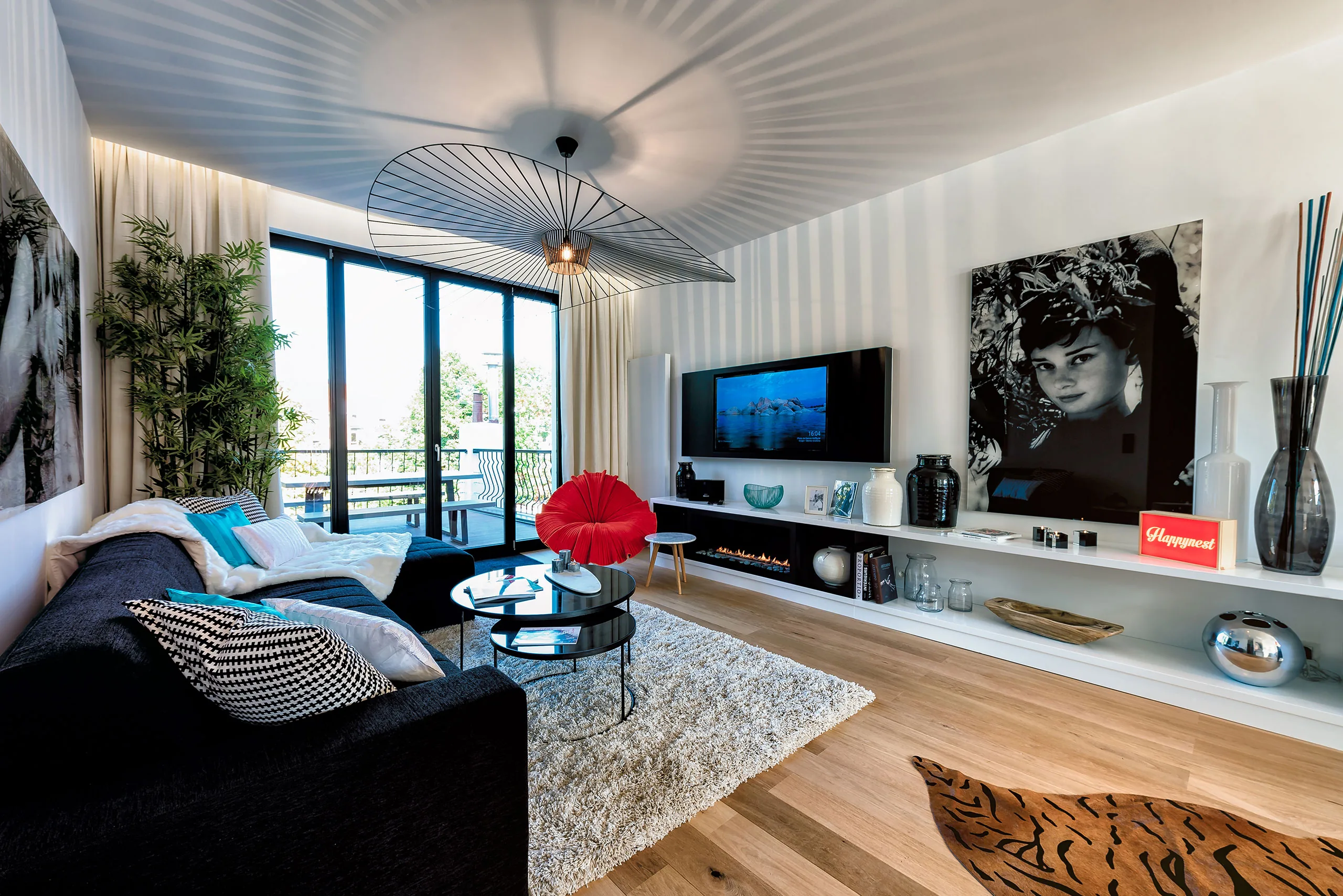 Séjour d’Aqueduc 4, appartement meublé à Bruxelles