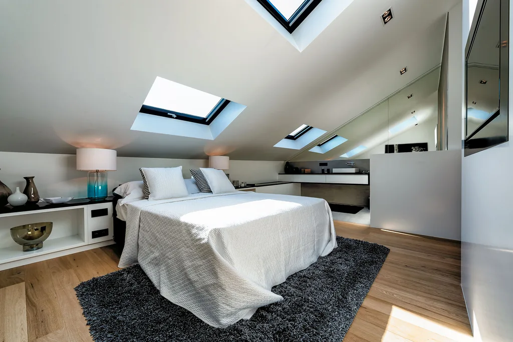 Chambre principale d’Aqueduc 4, appartement meublé à Bruxelles