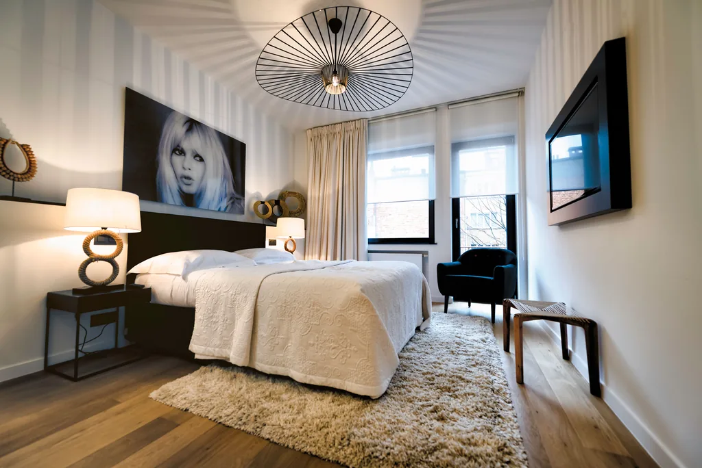 Chambre principale de Montagne 2, appartement meublé à Bruxelles