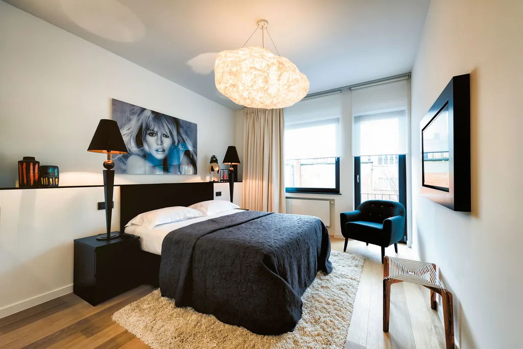 Chambre principale de Montagne 3, appartement meublé à Bruxelles