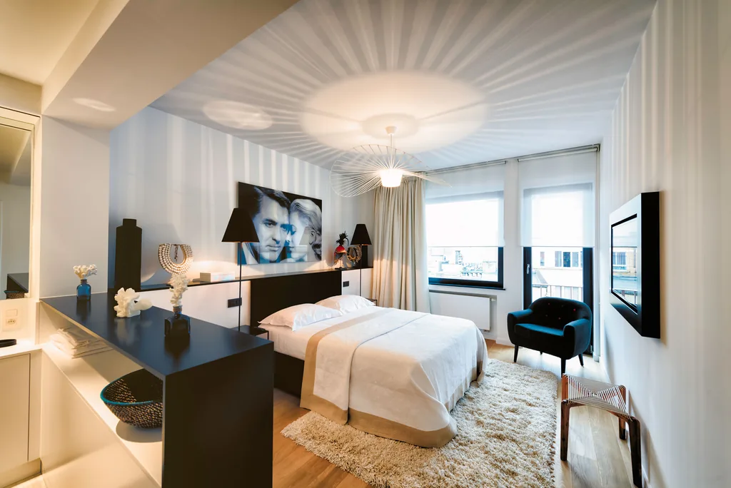 Chambre principale de Montagne 4, appartement meublé à Bruxelles