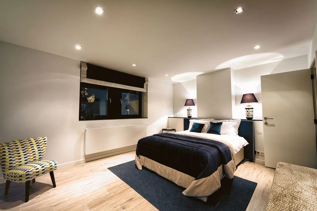 Chambre principale de Palmerston 1, appartement meublé à Bruxelles