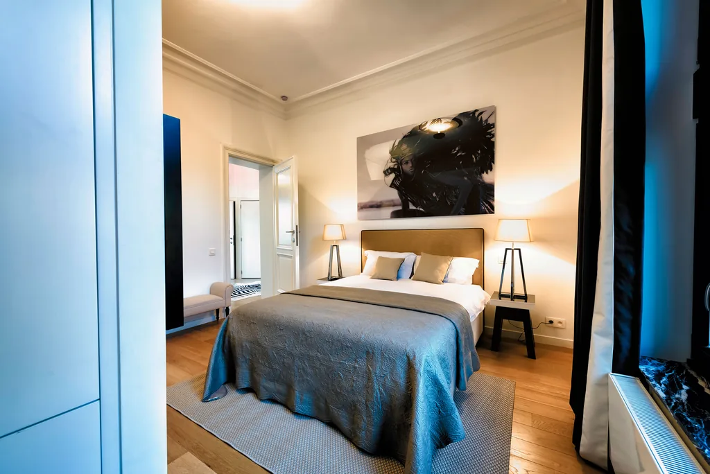 Chambre de Palmerston 3, appartement meublé à Bruxelles