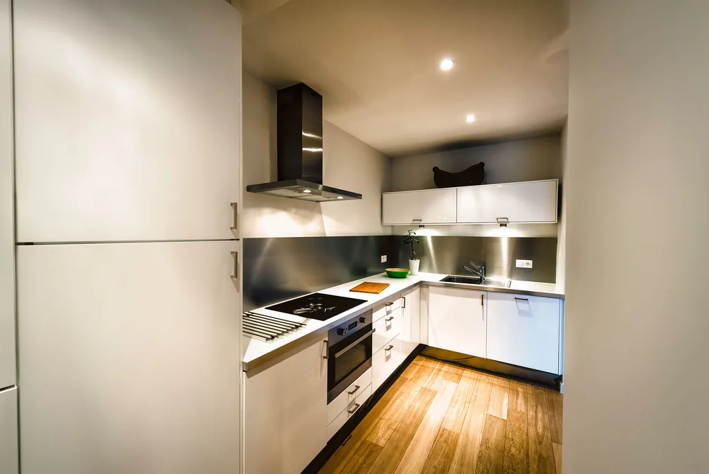 Cuisine équipée de Paul Lauters 1, appartement meublé à Bruxelles