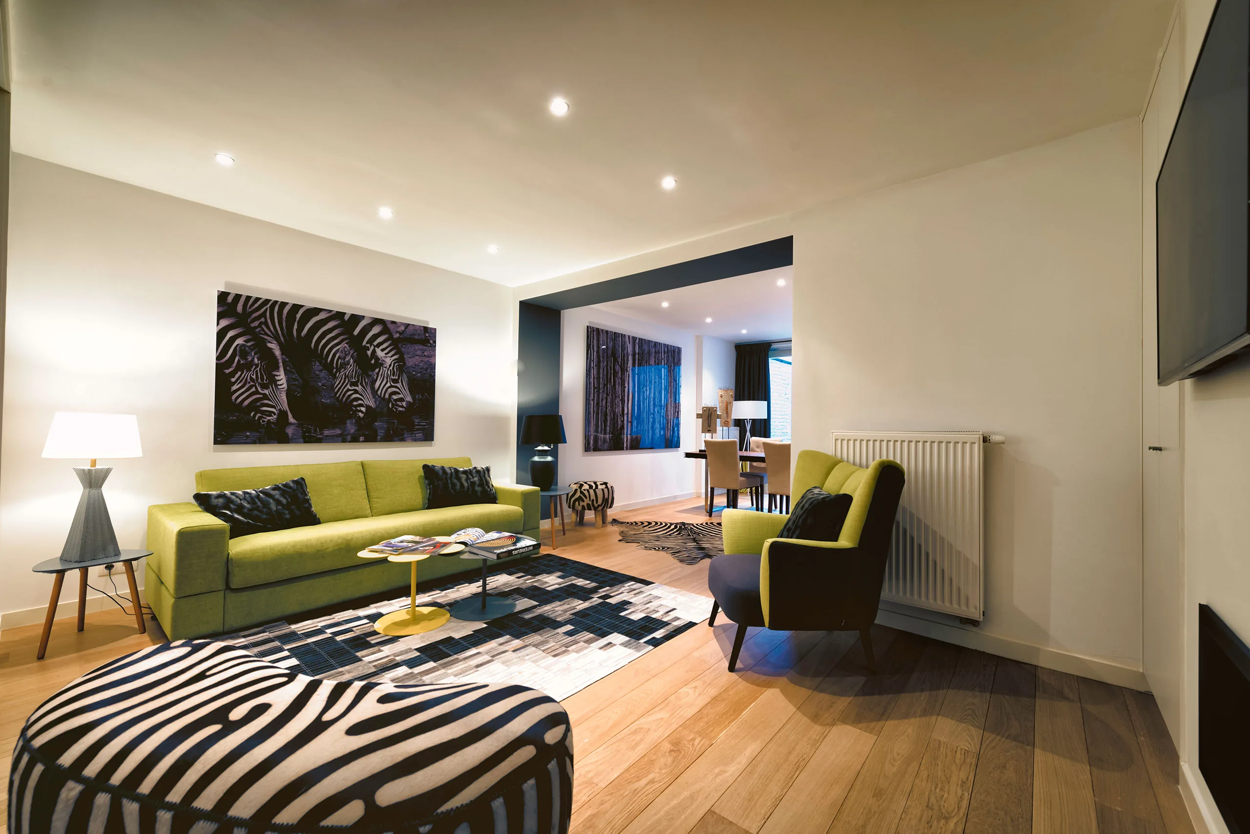 Séjour de Paul Lauters 1, appartement meublé à Bruxelles