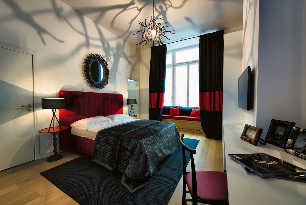 Chambre et salon de Paul Lauters 3, appartement meublé à Bruxelles