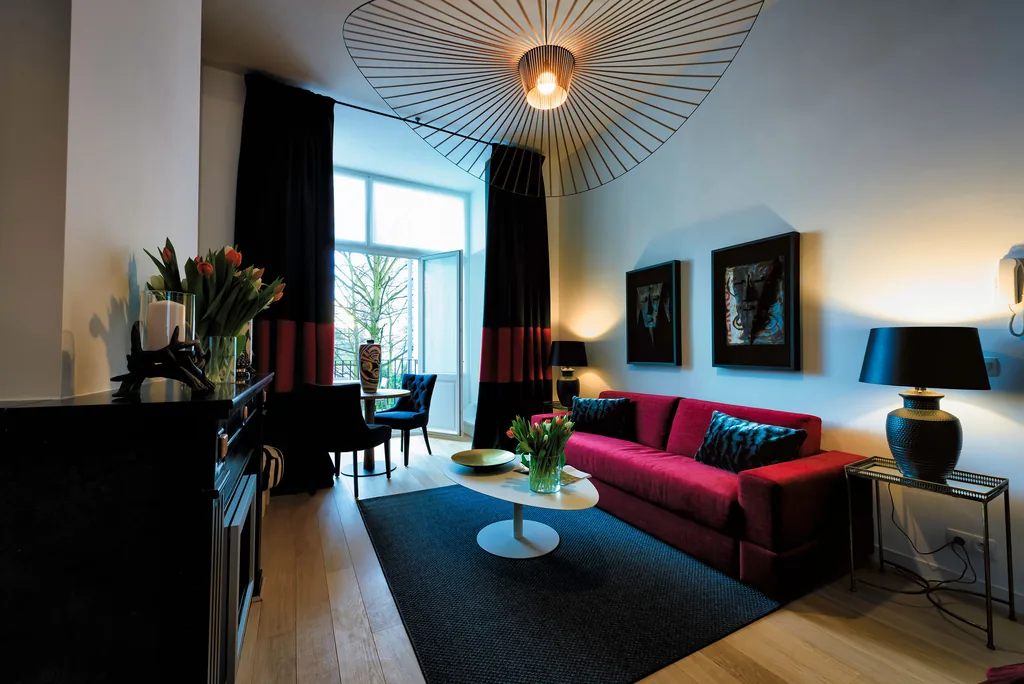 Living room at Paul Lauters 3, furnished apartment in Brussels