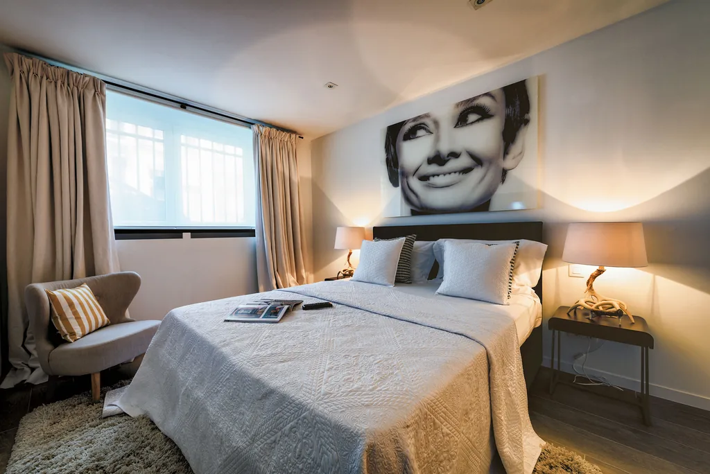 Chambre principale de Vleurgat 1, appartement meublé à Bruxelles